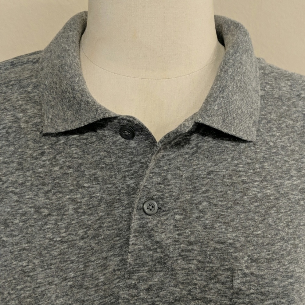 Old Navy, Polo shirt in light gray, short sleeve